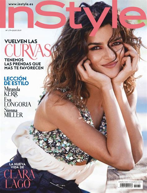 Clara Lago Instyle Magazine Spain July 2019 Issue Celebmafia