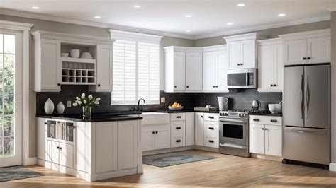 Shaker Wall Cabinets in White – Kitchen – The Home Depot | White shaker