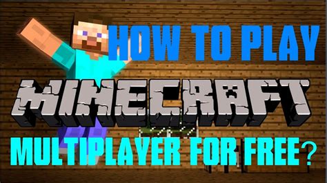 Or else, you can mine deep under the ground alone or play it with your friends online. How To Play Minecraft Multiplayer For Free - YouTube