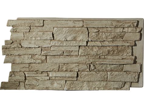 Fargo Dry Stack Faux Stone Wall Panel