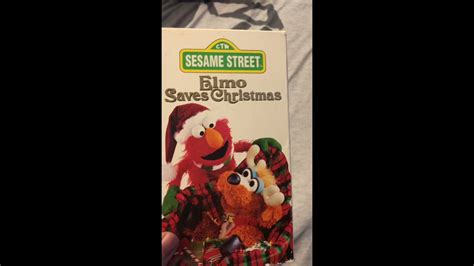 Opening To Sesame Street Elmo Saves Christmas 1998 Vhs Youtube
