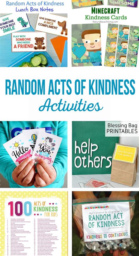 Find indoor and outdoor games and activities that will challenge and develop your child's creativity, imagination, thinking skills, and social skills. Random Acts of Kindness Activities
