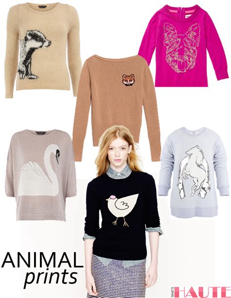 Animal Attraction 15 Chic Animal Sweaters Youll Want To Cuddle Up In