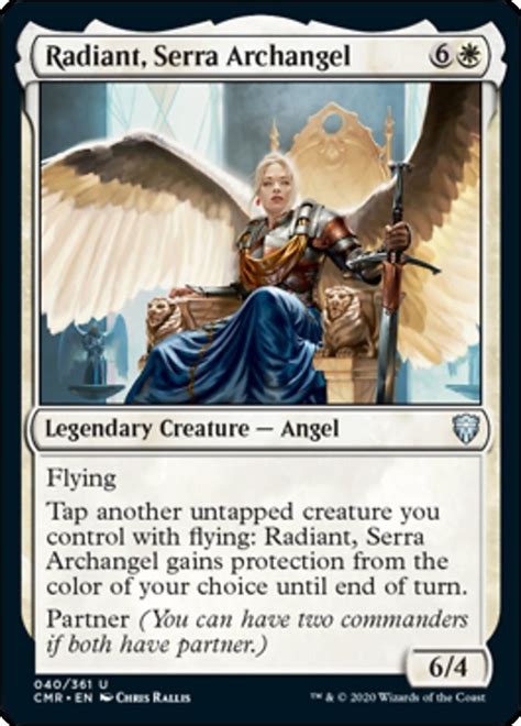 Radiant Serra Archangel Commander Legends Magic The Gathering