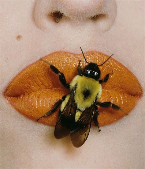 Irving Penn Bee Stung Lips Fashion Art Photographer Pinterest