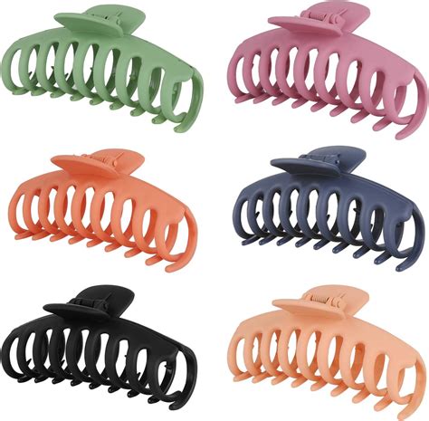 Pcs Non Slip Big Hair Claw Clips For Women And Girls Super Strong