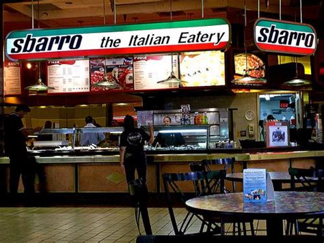Sbarro Pizza Every Food Court In The Mall And No Trip Up The Jersey