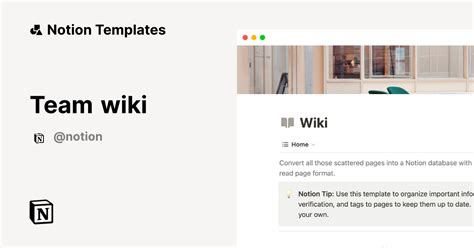 Wiki 2024 Notion Template