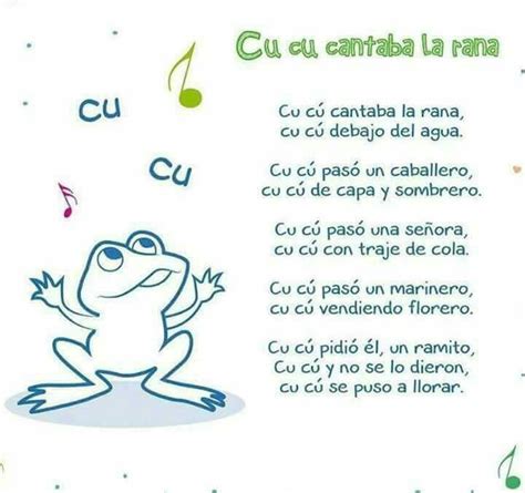 Pin de Ileana del Carmen en cuento :3 | Letras de canciones infantiles