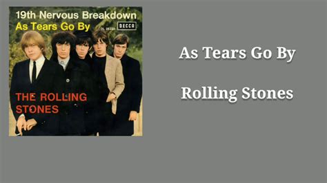 The Rolling Stones As Tears Go By Youtube