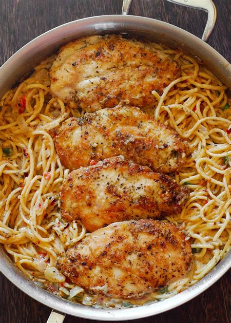 Creamy Chicken Pasta Whats In The Pan