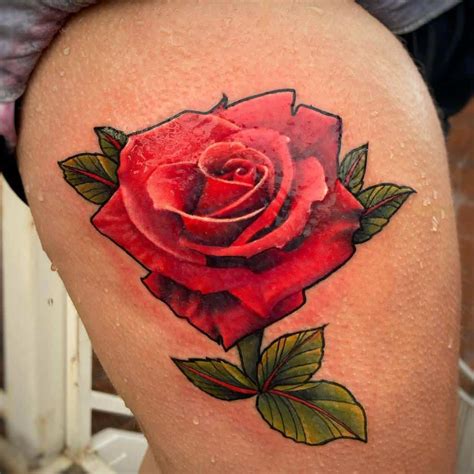 Top 91 Best Red Rose Tattoo Ideas 2021 Inspiration Guide