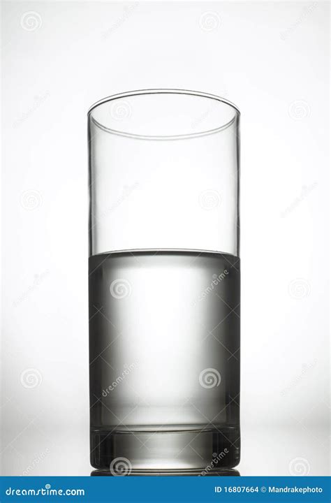 Half Filled Glass Stock Images Image 16807664