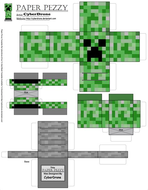 Printable Minecraft Papercraft Models Printable Papercrafts