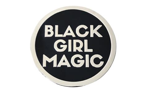 Black Girl Magic Lapel Pin Silver Radical Dreams Pins