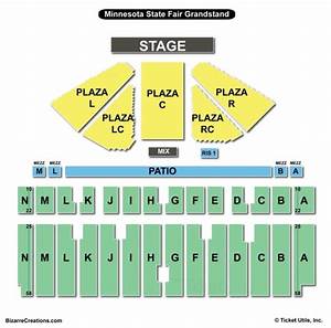 Minnesota State Fair Grandstand Seating Chart Seating Charts Tickets