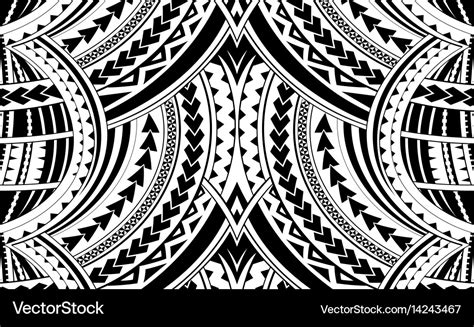 Samoa Style Ornament Royalty Free Vector Image