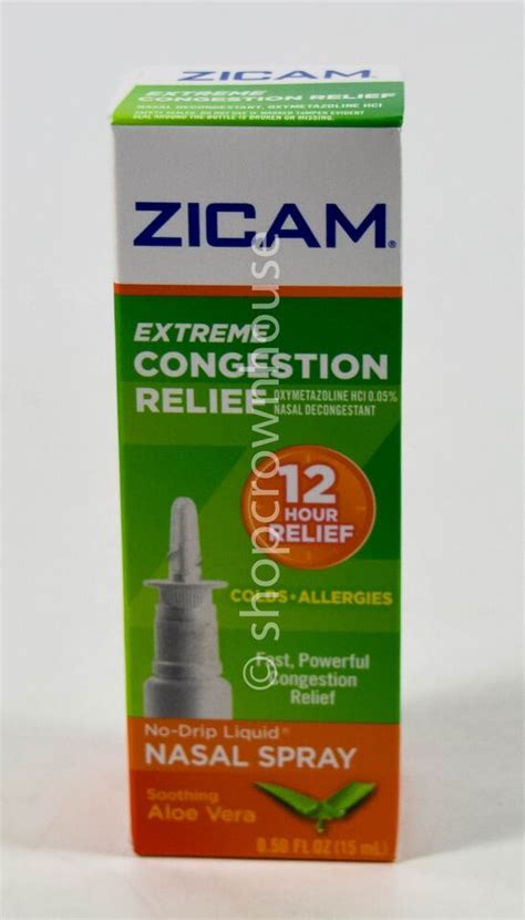 Zicam Extreme Congestion Relief 5oz No Drip Liquid Nasal Spray Nib 062025 732216204100 Ebay
