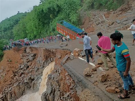 India Deadly Floods Landslides In Meghalaya Assam And Sikkim