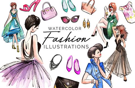 20 Watercolor Fashion Illustrations Fashion Illustration Watercolor