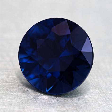 7mm Super Premium Vivid Blue Round Sapphire Sbsl70rd12