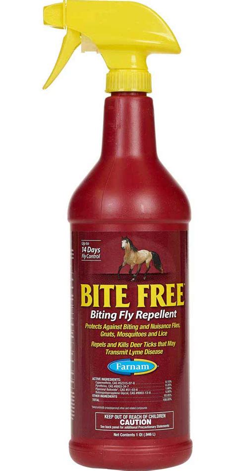 Bite Free Biting Fly Repellent Fly Spray Farnam Fly Control Fly