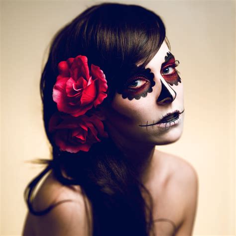 beautiful dia de los muertos makeup xpost from r pics makeupaddiction