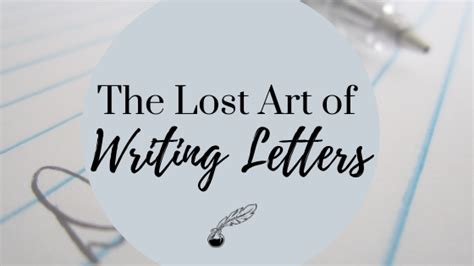 The Lost Art Of Writing Letters Everydayscribe