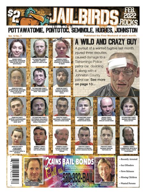 POTTAWATOMIE, PONTOTOC, SEMINOLE, HUGHES, JOHNSTON - February 2022