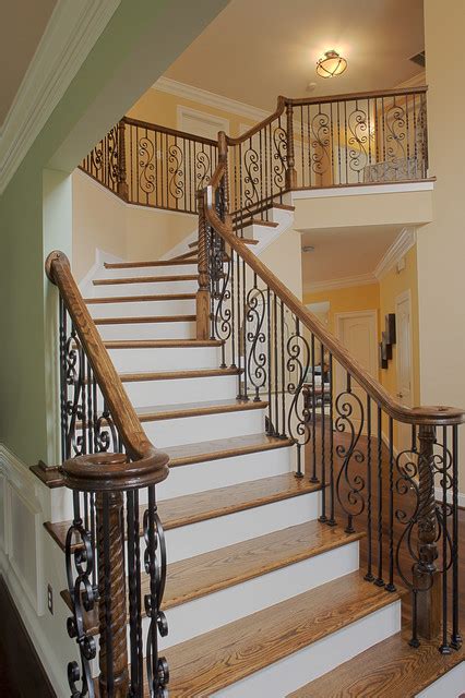 Look through front steps railing pictures in different colors and styles and when you find some front steps railing that inspires you, save it to an ideabook or contact the pro who made them. Case Design/Remodeling, Inc. - Traditional - Staircase ...