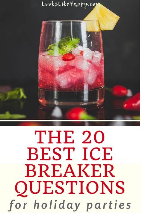It is an interactive and fun way for people to get to know each other and to get things off to a great start. The 20 Best Ice Breaker Questions for This Season's ...