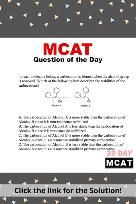 MCAT Organic Chemistry Question Organic Chemistry Questions Organic
