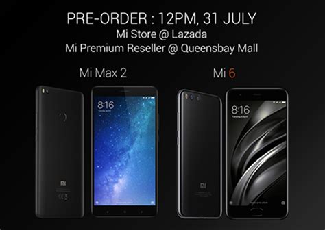 The cheapest price of xiaomi mi max in malaysia is myr499 from shopee. Xiaomi Mi 6 Dan Mi Max 2 Akan Dilancarkan Di Malaysia ...