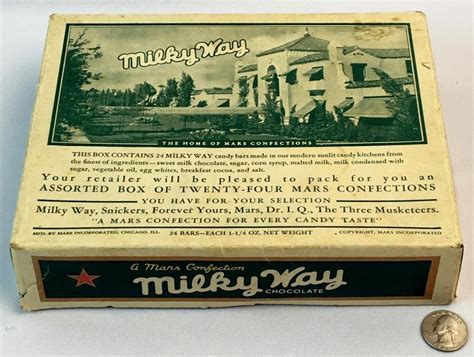 1950s Milky Way Packaging Milky Way The Three Musketeers Snickers