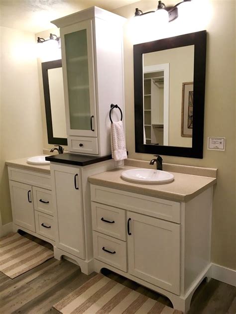 A Center Built In Is The Perfect Master Bathroom Piece To Provide Two
