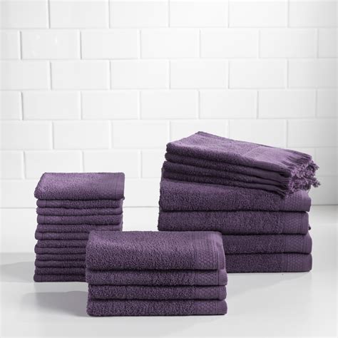 Darby Home Co Kornegay 24 Piece 100 Cotton Bath Towel Set And Reviews