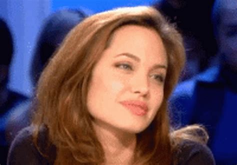 Angelina Jolie Smile Gif Angelinajolie Smile Awkwardsmile Discover Share Gifs Angelina