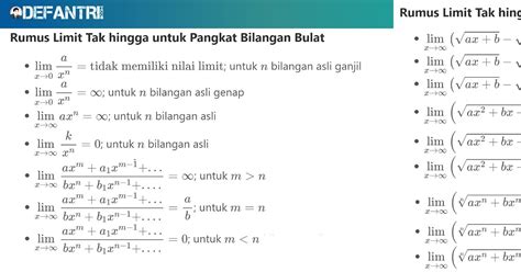 Soal Dan Pembahasan Matematika Dasar Sma Limit Tak Hingga Pada