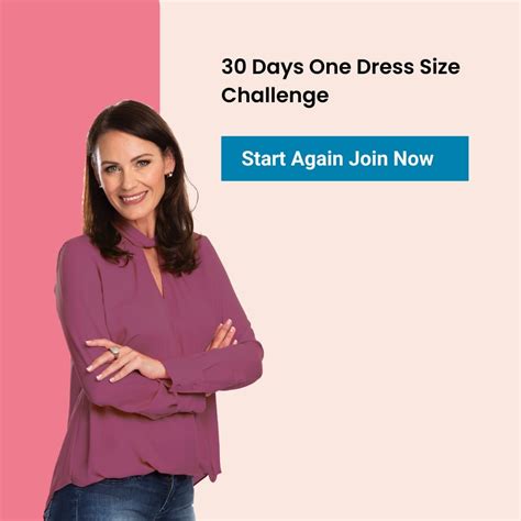 30 Day One Dress Size Challenge