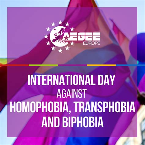 Statement On International Day Against Homophobia Transphobia And