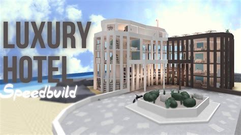 Luxury Hotel Bloxburg Speedbuild ~ Elxegxnce Youtube