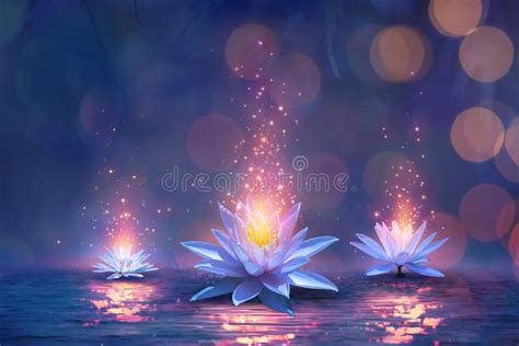 315 Magic Lotus Flower Blue Stock Photos Free And Royalty Free Stock