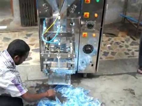 mineral water packing machine br pouch  youtube