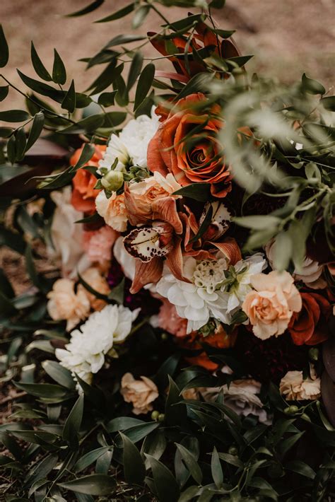 Fall Color Wedding Bouquets Rustic Wedding Flowers Bouquet Best