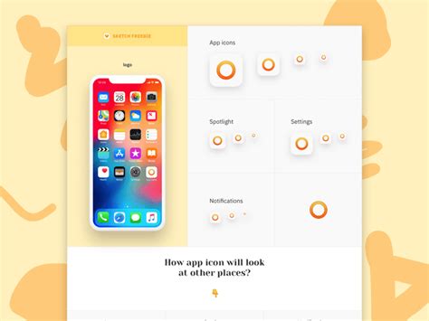 A neutral tone collection of ios icons is a great solution for every user. 20 Best Free iOS App Templates/Kits PSD & Sketch & XD in ...