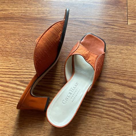 Cole Haan Womens Orange Sandals Depop