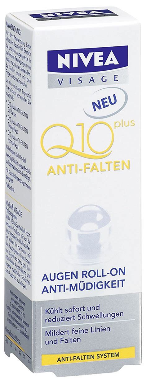 Nivea Visage Q10 Plus Anti Wrinkle Eye Refreshing Roll On Ingredients