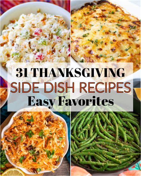 31 Easy Favorite Thanksgiving Side Dish Recipes A Southern Soul