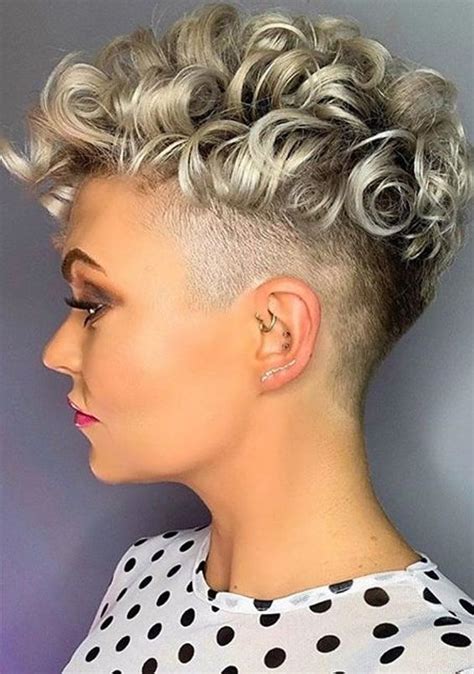 Best Undercut Short Curly Pixie Haircuts For Women In Year