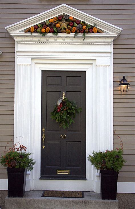 Front door paint colors | the color of the year isn't just for interiors. colonial... simple. I like it | Exterior door trim ...